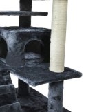 Drzewko dla kota 120cm szaro-białe