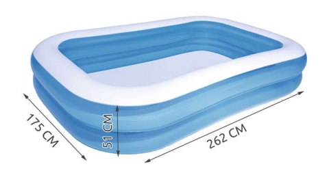 Basen dmuchany 262x175x51cm - BESTWAY 54006