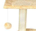 Drzewko dla kota 110cm beżowo-białe