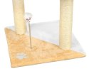 Drzewko dla kota 110cm beżowo-białe