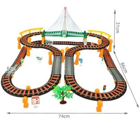 Tor wyścigowy XXL - 2w1