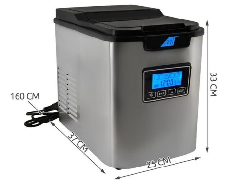 Kostkarka do lodu Malatec K5536 srebrny/szary 120 W