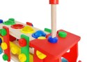 Ciężarówka edukacyjna drewniana