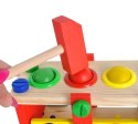 Ciężarówka edukacyjna drewniana