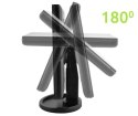 Lusterko LED czarne L7870