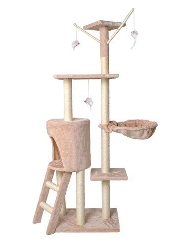 Drzewko dla kota 138cm beżowe