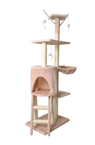 Drzewko dla kota 138cm beżowe