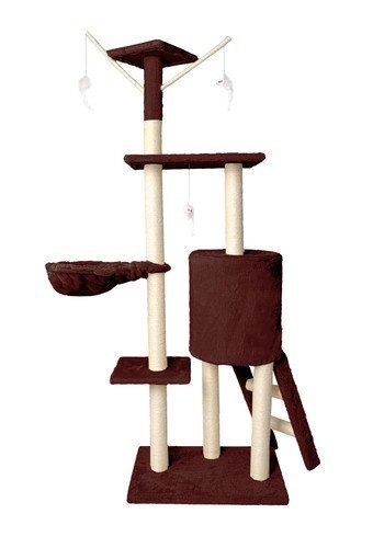 Drzewko dla kota 138cm brązowe