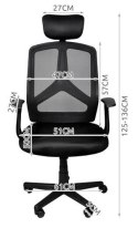 Fotel biurowy ergonomiczny MALATEC