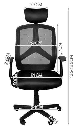 Fotel biurowy ergonomiczny MALATEC