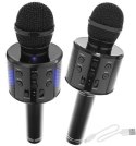 Mikrofon karaoke z głośnikiem czarny