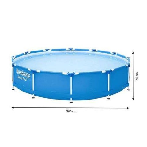 Basen stelażowy z pompą 366x76cm BESTWAY 56681