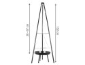 Grill ogrodowy wiszący G9792
