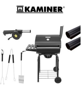 Grill ogrodowy z pokrywą- beczka G9790