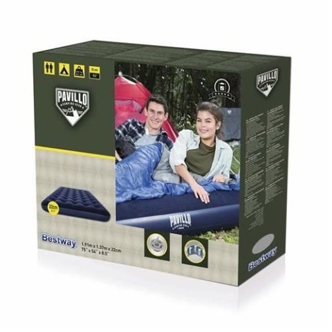 Materac dwuosobowy 191 x 137 x 22 cm BESTWAY 67002