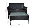 Meble ogrodowe technorattanowe M5606