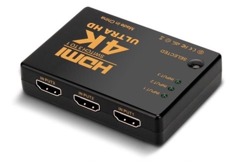 Switch HDMI 4K z pilotem
