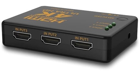 Switch HDMI 4K z pilotem