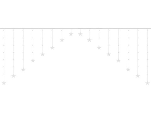 Kurtyna świetlna 136LED - zimny biały 31V KŚ11338