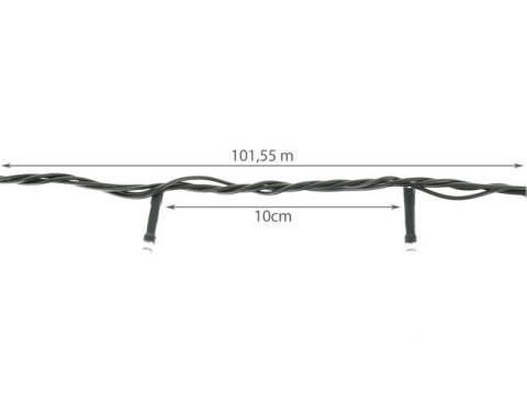 Lampki choinkowe 1000 LED ciepły biały L11377