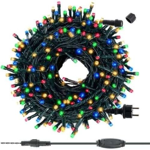Lampki choinkowe 200 LED multicolor L11364