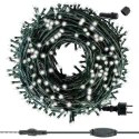 Lampki choinkowe 200 LED zimny biały L11366