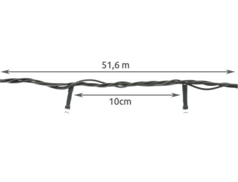 Lampki choinkowe 500 LED multicolor L11372