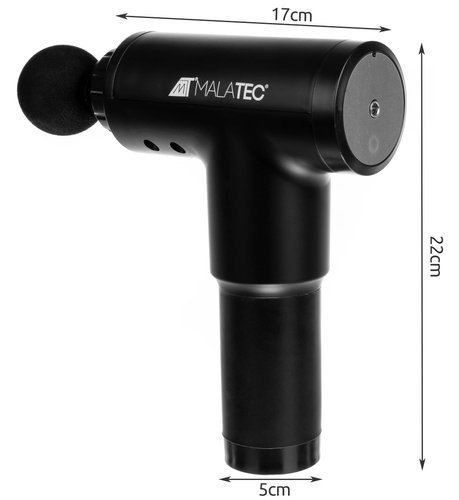 Pistolet do masażu z wyświetlaczem LCD