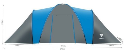 Namiot turystyczny 6os - 210x200