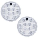 Lampka LED wodoodporna z pilotem - zestaw 2szt