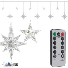 Kurtyna świetlna 138 LED na USB- ciepły biały