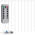 Kurtyna świetlna 300 LED na USB- ciepły biały