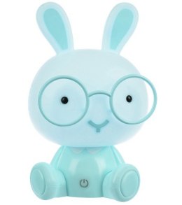 Lampka nocna- królik niebieski 23cm