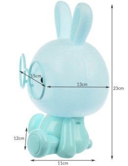 Lampka nocna- królik niebieski 23cm