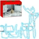 Renifer z saniami LED- zimny biały