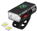 Lampka rowerowa 4T6 USB + tylne światło