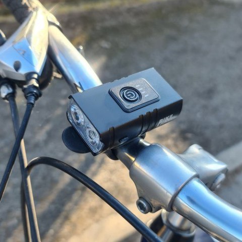 Lampka rowerowa 4T6 USB + tylne światło