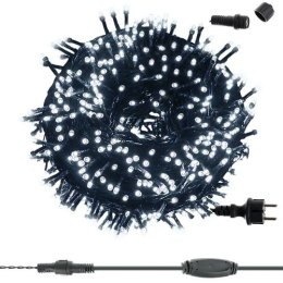 Lampki choinkowe 300 LED zimny biały L14003