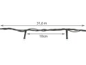 Lampki choinkowe 300 LED zimny biały L14003