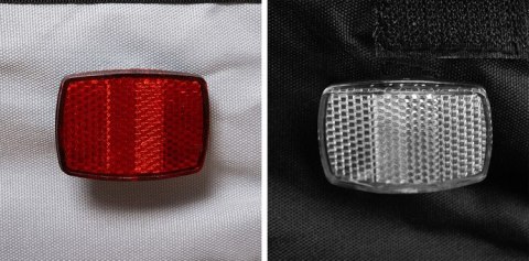 Przyczepka rowerowa amortyzowana 3w1 LED