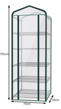 Szklarnia foliowa mini - 5 półek S13126