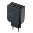 Ładowarka sieciowa 4x USB 3.0 Izoxis 19165