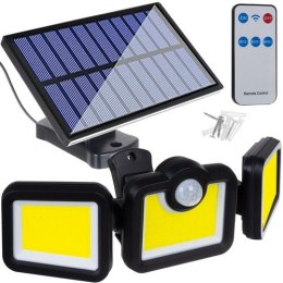 Lampa solarna 171 LED z panelem zewnętrznym Izoxis
