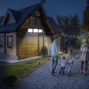 Lampa solarna 171 LED z panelem zewnętrznym Izoxis