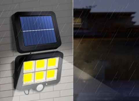 Lampa solarna ścienna 120 LED COB Izoxis 19892