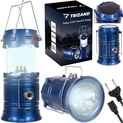 Lampa turystyczna solarna LED