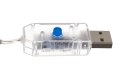 Kurtyna świetlna 138 LED USB- zimny biały KŚ19752