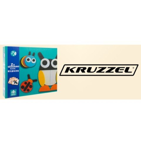 Układanka drewniana- puzzle Kruzzel 20350