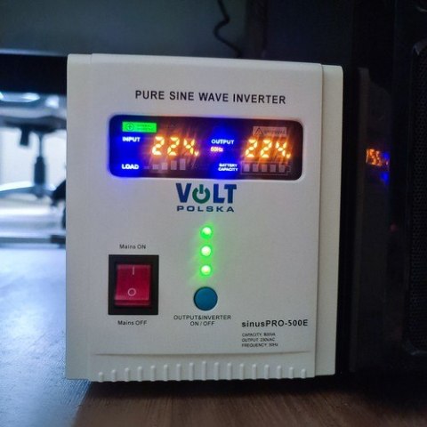 Zasilacz awaryjny UPS SINUS PRO 500E 12/230V