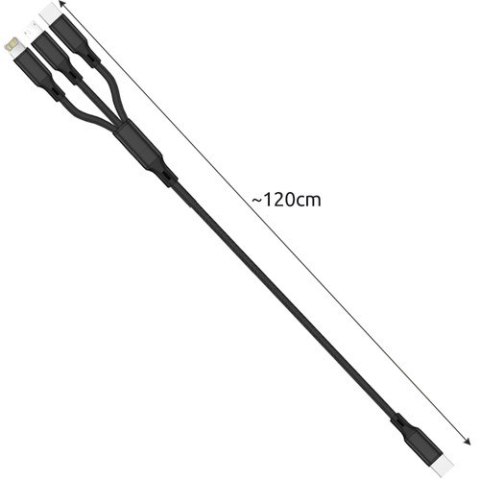 Kabel USB 3w1 Izoxis 19902